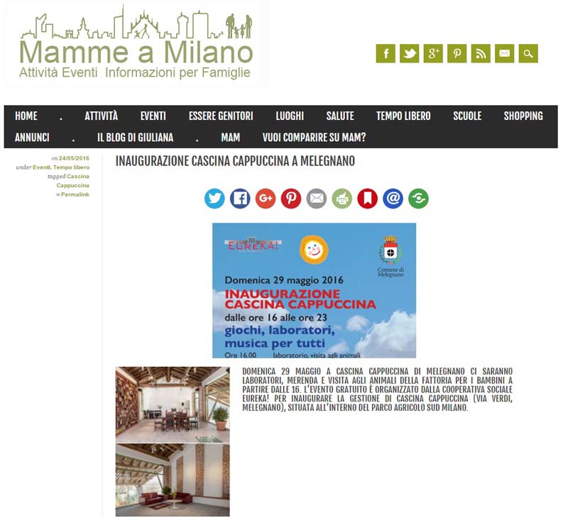 Inaugurazione Cascina Cappuccina