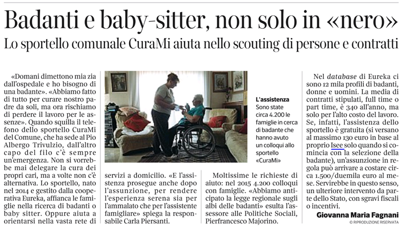 Badanti e babysitter non solo in “nero”