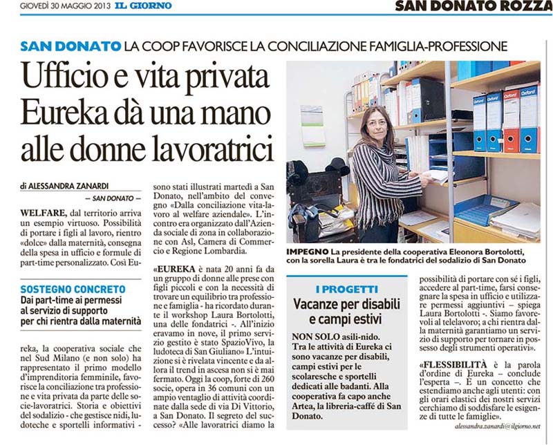 Eureka da una mano alle donne