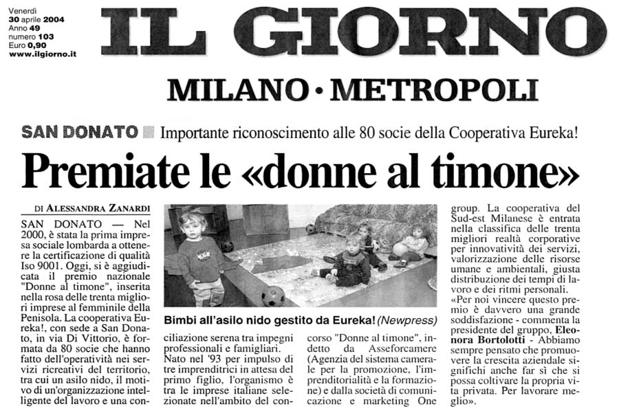 Premiate le «donne al timone»