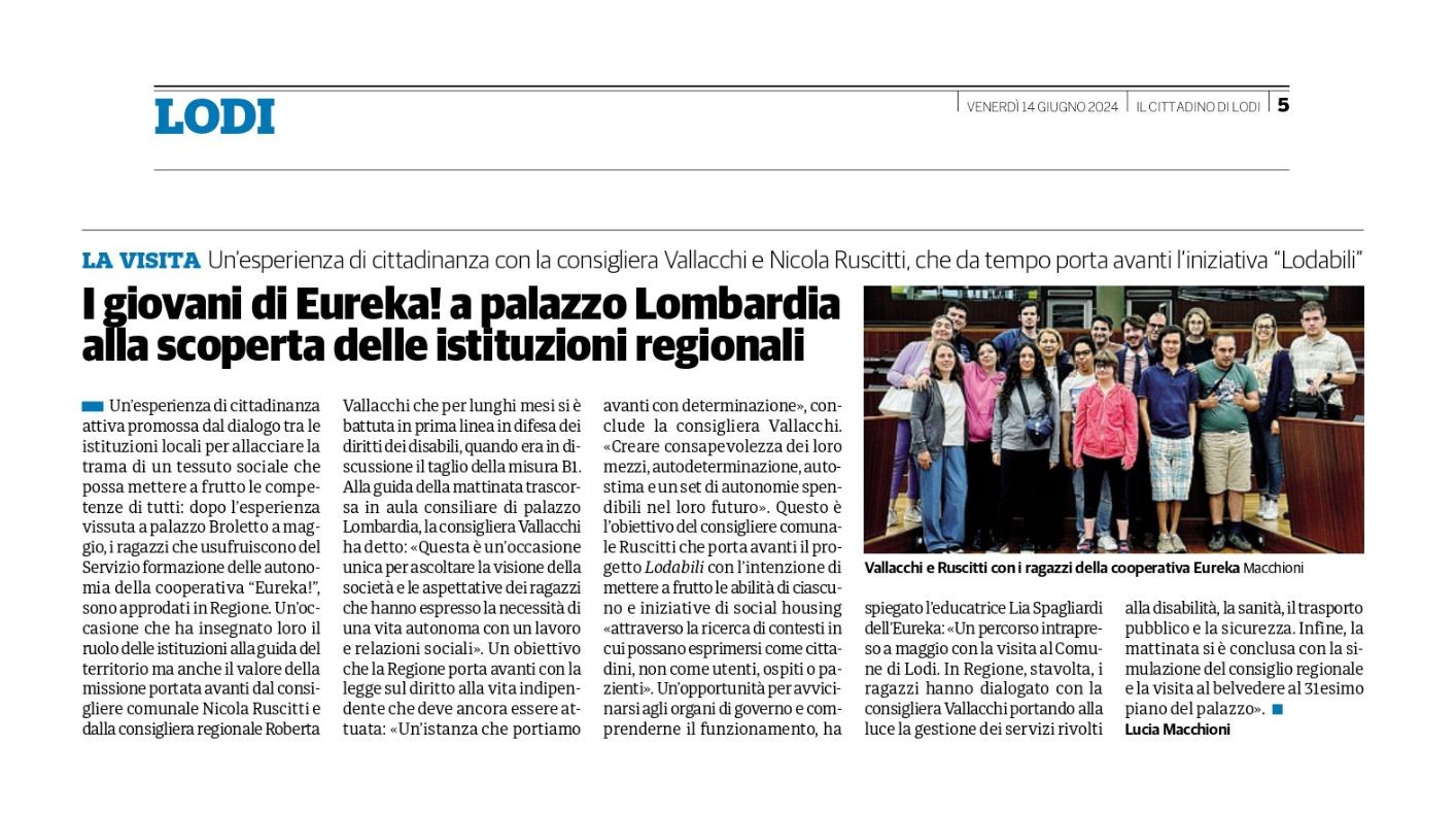 I giovani di Eureka! a palazzo Lombardia alla scoperta delle istituzioni regionali