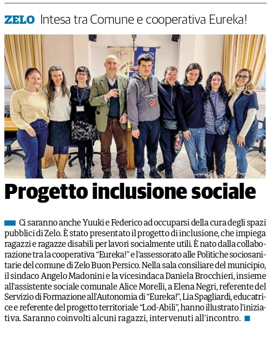 Progetto inclusione sociale